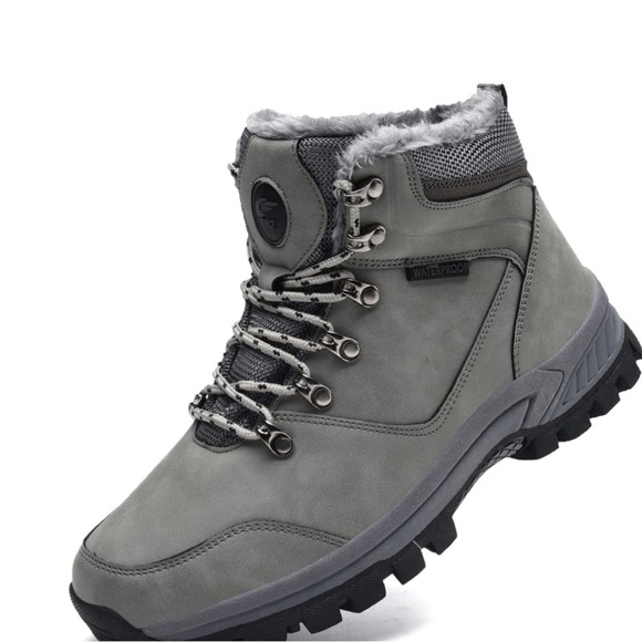 NRNHI Winter Snow Boots - Non Slip, Warm, Waterproof with Fur Lin… - Picture 2 of 10
